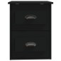 vidaXL Wand-Nachttisch Schwarz 41,5x36x53 cm vidaXL Wand-Nachttisch Schwarz 41,5x36x53 cm