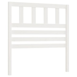 vidaXL Kopfteil Weiß 96x4x100 cm Massivholz Kiefer