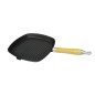 vidaXL Grillpfanne mit Holzgriff Gusseisen 20 x 20 cm vidaXL Grillpfanne mit Holzgriff Gusseisen 20 x 20 cm