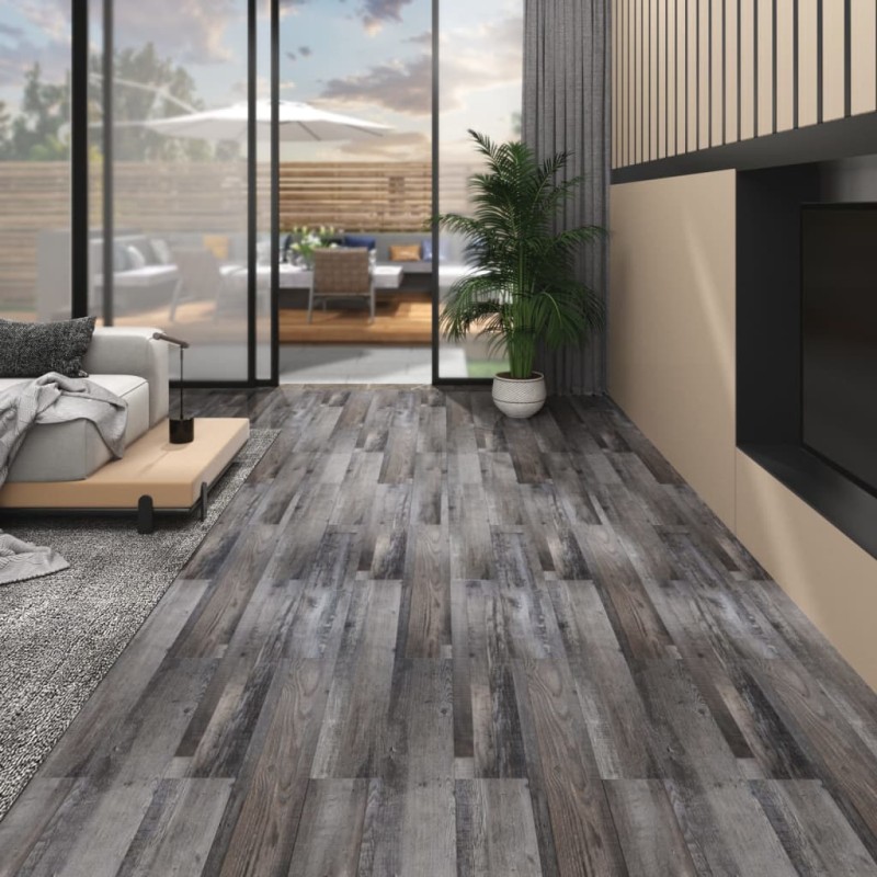 vidaXL PVC-Laminat Nicht Selbstklebend 5,26 m² 2 mm Industrial Holz vidaXL PVC-Laminat Nicht Selbstklebend 5,26 m² 2 mm Industrial Holz