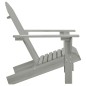 vidaXL Gartenstuhl Holz Grau vidaXL Gartenstuhl Holz Grau