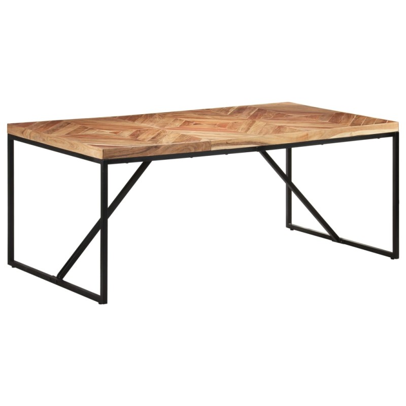 vidaXL Esstisch 180x90x76 cm Akazie und Mango Massivholz vidaXL Esstisch 180x90x76 cm Akazie und Mango Massivholz