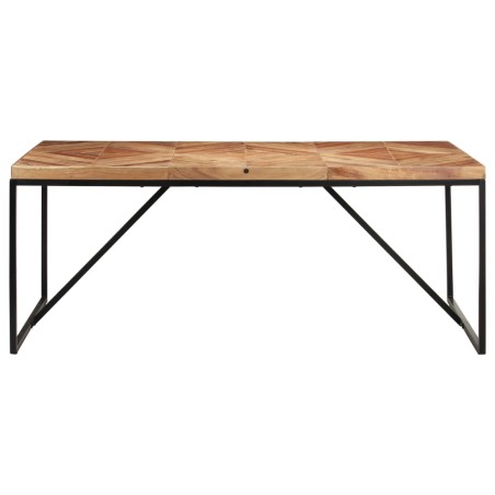 vidaXL Esstisch 180x90x76 cm Akazie und Mango Massivholz