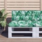 vidaXL Palettensofa-Kissen Blattmuster 70x40x10 cm vidaXL Palettensofa-Kissen Blattmuster 70x40x10 cm