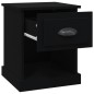 vidaXL Nachttisch Schwarz 39x39x47,5 cm Holzwerkstoff vidaXL Nachttisch Schwarz 39x39x47,5 cm Holzwerkstoff