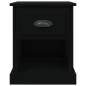 vidaXL Nachttisch Schwarz 39x39x47,5 cm Holzwerkstoff vidaXL Nachttisch Schwarz 39x39x47,5 cm Holzwerkstoff
