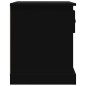 vidaXL Nachttisch Schwarz 39x39x47,5 cm Holzwerkstoff vidaXL Nachttisch Schwarz 39x39x47,5 cm Holzwerkstoff