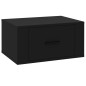 vidaXL Wand-Nachttisch Schwarz 50x36x25 cm vidaXL Wand-Nachttisch Schwarz 50x36x25 cm