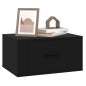 vidaXL Wand-Nachttisch Schwarz 50x36x25 cm vidaXL Wand-Nachttisch Schwarz 50x36x25 cm