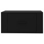 vidaXL Wand-Nachttisch Schwarz 50x36x25 cm vidaXL Wand-Nachttisch Schwarz 50x36x25 cm