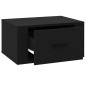 vidaXL Wand-Nachttisch Schwarz 50x36x25 cm vidaXL Wand-Nachttisch Schwarz 50x36x25 cm