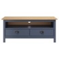 vidaXL TV-Schrank Hill Grau 110x40x47 cm Kiefer Massivholz vidaXL TV-Schrank Hill Grau 110x40x47 cm Kiefer Massivholz