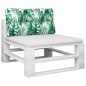 vidaXL Palettensofa-Kissen Blattmuster 70x40x10 cm vidaXL Palettensofa-Kissen Blattmuster 70x40x10 cm