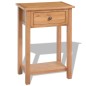 vidaXL Konsolentisch 50x32x75 cm Massivholz Eiche vidaXL Konsolentisch 50x32x75 cm Massivholz Eiche