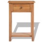 vidaXL Konsolentisch 50x32x75 cm Massivholz Eiche vidaXL Konsolentisch 50x32x75 cm Massivholz Eiche