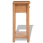 vidaXL Konsolentisch 50x32x75 cm Massivholz Eiche vidaXL Konsolentisch 50x32x75 cm Massivholz Eiche
