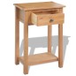 vidaXL Konsolentisch 50x32x75 cm Massivholz Eiche vidaXL Konsolentisch 50x32x75 cm Massivholz Eiche