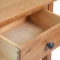 vidaXL Konsolentisch 50x32x75 cm Massivholz Eiche vidaXL Konsolentisch 50x32x75 cm Massivholz Eiche