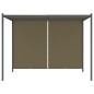 vidaXL Gartenpergola mit Ausziehbarem Dach 3x3 m Taupe 180 g/m² vidaXL Gartenpergola mit Ausziehbarem Dach 3x3 m Taupe 180 g/m²