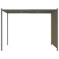 vidaXL Gartenpergola mit Ausziehbarem Dach 3x3 m Taupe 180 g/m² vidaXL Gartenpergola mit Ausziehbarem Dach 3x3 m Taupe 180 g/m²