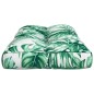 vidaXL Palettensofa-Kissen Blattmuster 70x40x10 cm vidaXL Palettensofa-Kissen Blattmuster 70x40x10 cm