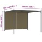 vidaXL Gartenpergola mit Ausziehbarem Dach 3x3 m Taupe 180 g/m² vidaXL Gartenpergola mit Ausziehbarem Dach 3x3 m Taupe 180 g/m²