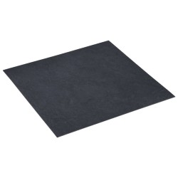 vidaXL PVC-Fliesen Selbstklebend 20 Stk. 1,86 m² Schwarzer Marmor