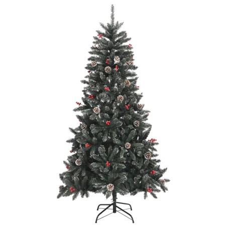vidaXL Künstlicher Weihnachtsbaum mit Ständer Grün 180 cm PVC