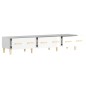 vidaXL TV-Schrank Hochglanz-Weiß 150x34,5x30 cm Holzwerkstoff vidaXL TV-Schrank Hochglanz-Weiß 150x34,5x30 cm Holzwerkstoff