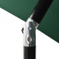 vidaXL Sonnenschirm mit Aluminium-Mast 3-lagig Grün 2 m vidaXL Sonnenschirm mit Aluminium-Mast 3-lagig Grün 2 m