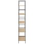 vidaXL Bücherregal 5 Regalböden Eiche 60x27,6x158,5 cm Holzwerkstoff vidaXL Bücherregal 5 Regalböden Eiche 60x27,6x158,5 cm Holzwerkstoff