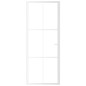 vidaXL Innentür 83x201,5 cm Weiß ESG-Glas und Aluminium vidaXL Innentür 83x201,5 cm Weiß ESG-Glas und Aluminium