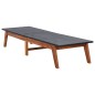 vidaXL Sonnenliege Poly Rattan und Akazie Massivholz vidaXL Sonnenliege Poly Rattan und Akazie Massivholz