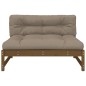vidaXL Mittelsofa Honigbraun 120x80 cm Massivholz Kiefer vidaXL Mittelsofa Honigbraun 120x80 cm Massivholz Kiefer
