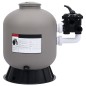 vidaXL Pool-Sandfilter mit seitlich montiertem 6-Wege-Ventil Grau vidaXL Pool-Sandfilter mit seitlich montiertem 6-Wege-Ventil Grau