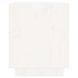 vidaXL TV-Schrank Weiß 110,5x35x44 cm Massivholz Kiefer vidaXL TV-Schrank Weiß 110,5x35x44 cm Massivholz Kiefer