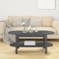 vidaXL Couchtisch Grau 110x55x45 cm Massivholz Kiefer vidaXL Couchtisch Grau 110x55x45 cm Massivholz Kiefer