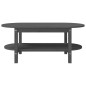 vidaXL Couchtisch Grau 110x55x45 cm Massivholz Kiefer vidaXL Couchtisch Grau 110x55x45 cm Massivholz Kiefer