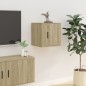 vidaXL TV-Wandschränke 2 Stk. Sonoma-Eiche 40x34,5x40 cm vidaXL TV-Wandschränke 2 Stk. Sonoma-Eiche 40x34,5x40 cm