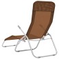 vidaXL Klappliegen 2 Stk. Textilene Taupe vidaXL Klappliegen 2 Stk. Textilene Taupe