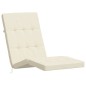 Liegestuhl-Auflagen 2 Stk. Creme Oxford-Gewebe Liegestuhl-Auflagen 2 Stk. Creme Oxford-Gewebe