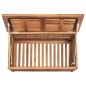 vidaXL Gartenbox 90x50x58 cm Massivholz Teak vidaXL Gartenbox 90x50x58 cm Massivholz Teak