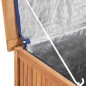 vidaXL Gartenbox 90x50x58 cm Massivholz Teak vidaXL Gartenbox 90x50x58 cm Massivholz Teak