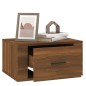 vidaXL Wand-Nachttische 2 Stk. Braun Eichen-Optik 50x36x25 cm vidaXL Wand-Nachttische 2 Stk. Braun Eichen-Optik 50x36x25 cm