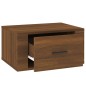 vidaXL Wand-Nachttische 2 Stk. Braun Eichen-Optik 50x36x25 cm vidaXL Wand-Nachttische 2 Stk. Braun Eichen-Optik 50x36x25 cm