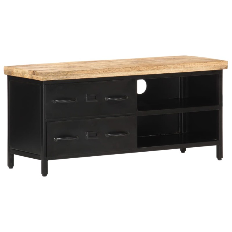 vidaXL TV-Schrank 90x30x41 cm Raues Mangoholz vidaXL TV-Schrank 90x30x41 cm Raues Mangoholz