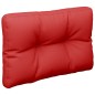 vidaXL Palettenkissen Rot 50x40x12 cm Stoff vidaXL Palettenkissen Rot 50x40x12 cm Stoff