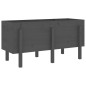vidaXL Hochbeet Grau 121x50x57 cm Massivholz Kiefer vidaXL Hochbeet Grau 121x50x57 cm Massivholz Kiefer