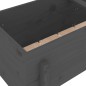vidaXL Hochbeet Grau 121x50x57 cm Massivholz Kiefer vidaXL Hochbeet Grau 121x50x57 cm Massivholz Kiefer