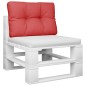 vidaXL Palettenkissen Rot 50x40x12 cm Stoff vidaXL Palettenkissen Rot 50x40x12 cm Stoff